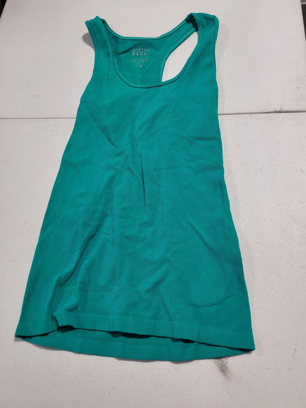 Active Basic Teal Racerback Tank
